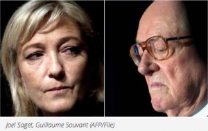 "French far right - Marine Le Pen and her father"