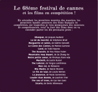 "2015 Cannes Festival French movies ; Cannes festival 2015 and programmation ;2015 Cannes Festival"