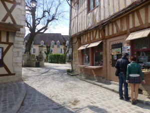 "medieval city - the main Provins square"