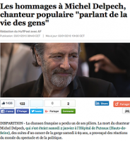 "Michel Delpech is dead ; Marianne, a French symbol"