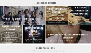 "#SoFrenchClass homepage"