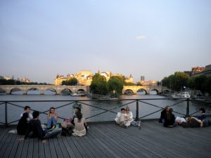 "Pont des Arts in Paris - A Parisian life 1"
