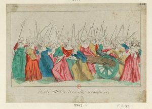 "Women's actions in the French Revolution in 1789"