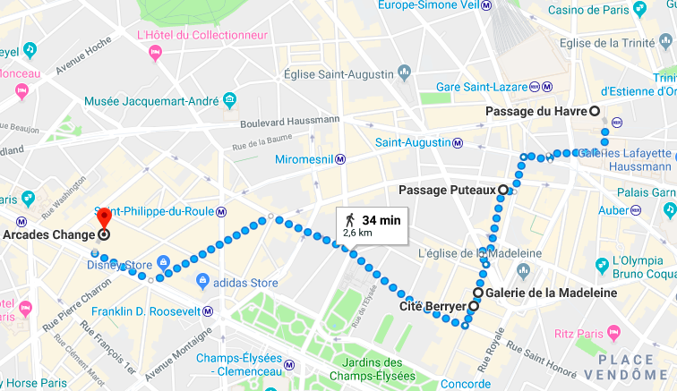 "Parisian covered passageways - Les passages - Balade 3"