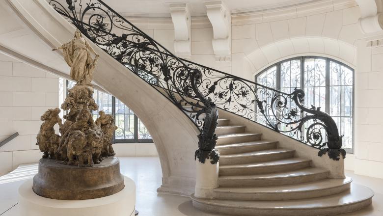 "Parisian Art Gallery - Petit Palais, stairs"