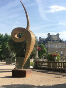 "Parisian Luxembourg gardens"