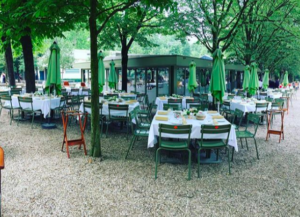 "Parisian café terraces - La Table du Luxembourg"